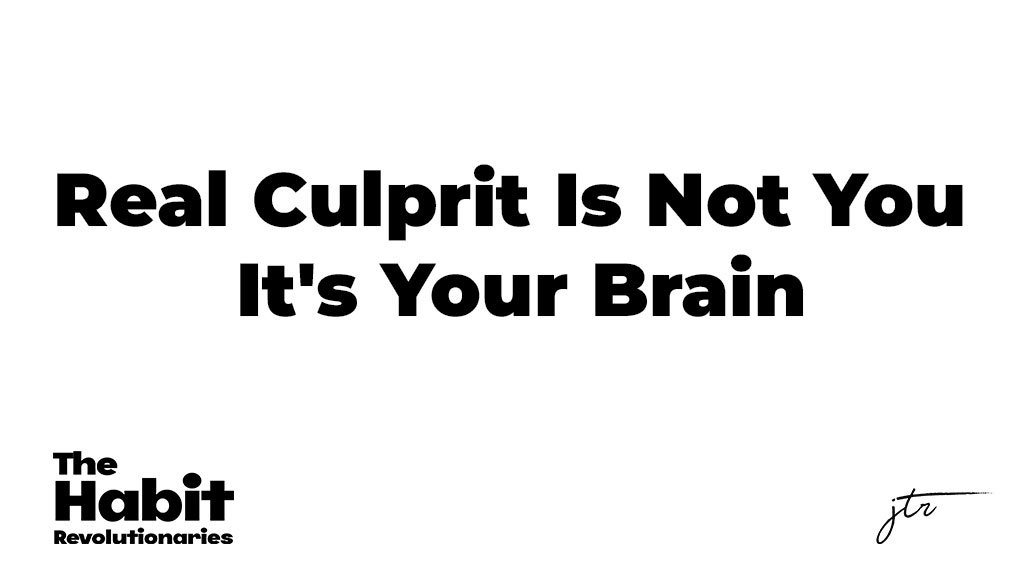 Real Culprit Is Not You It's Your Brain